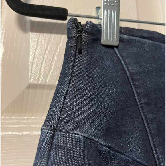 EXPRESS Corset-style Denim Skirt - Picture 8 of 10